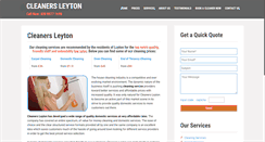 Desktop Screenshot of cleanersleyton.org